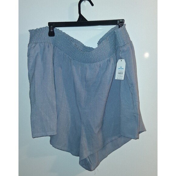 NWT Time And Tru Blue Pull-on Shorts Sz 3X - Picture 2 of 2